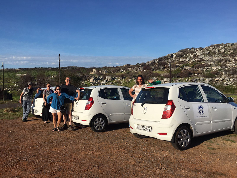 Trave Influencers from Venturists, The Crowded Planet and Iambassador get ready to hike up to Kleinplaas Dam - Around About Cars