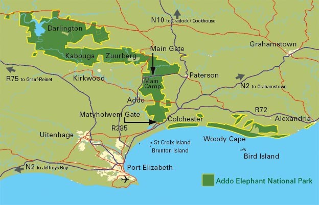Addo Brochure Map.