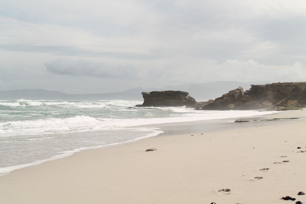 ONE OF THE MANY BEACHES BETWEEN HERMANUS AND GANSBAAI