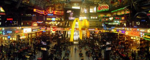 Food Court Canal Walk.
