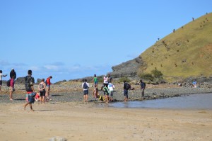 River crossing to Mapuzi Cliffs.