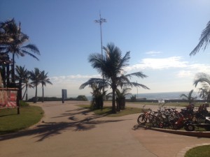 Rent a bicycle on the Durban Seaside Promenade.