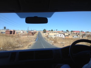 En route through Diepkloof.