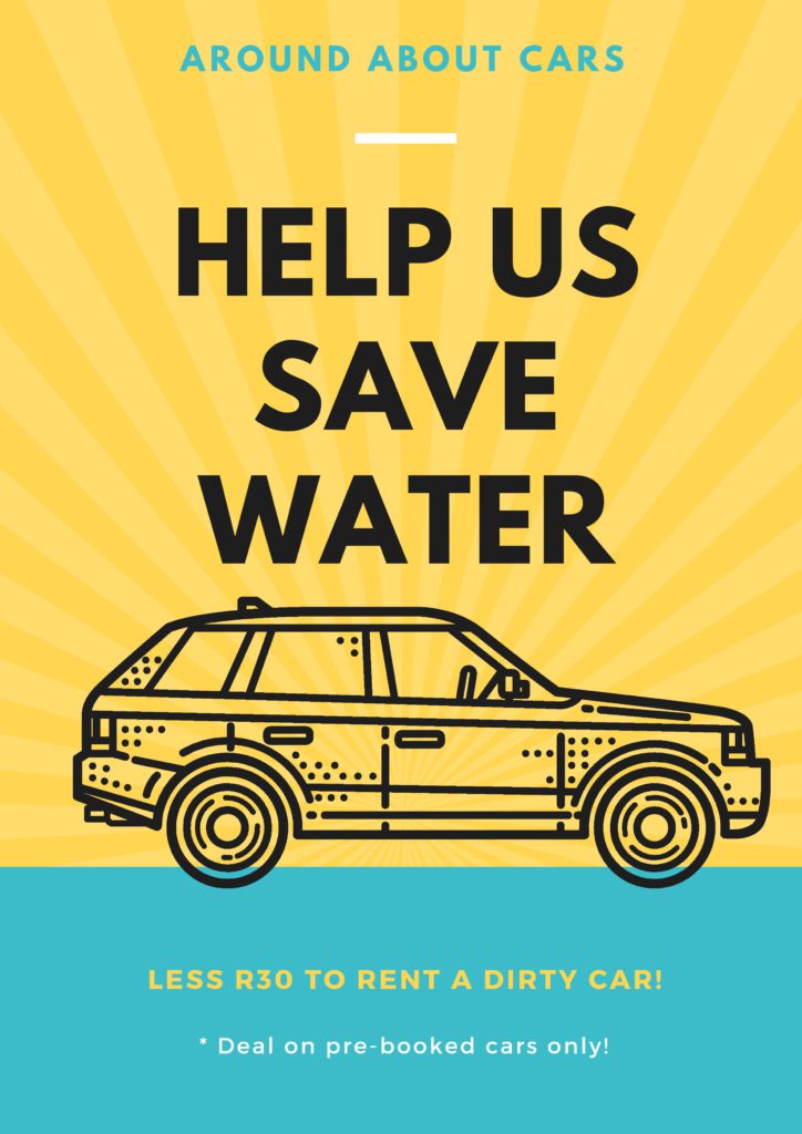 Help us Save Water - Around About Cars