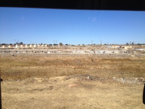 Houses of the mine workers back then.