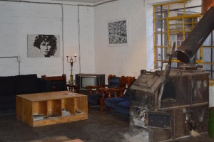 The very old heating system still working.